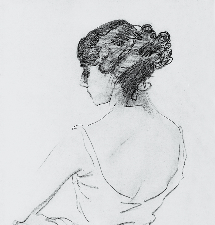  瓦伦丁·亚历山德罗维奇·谢洛夫 Valentin Alexandrovich Serov —— 卡尔萨温诺依肖像 (2)